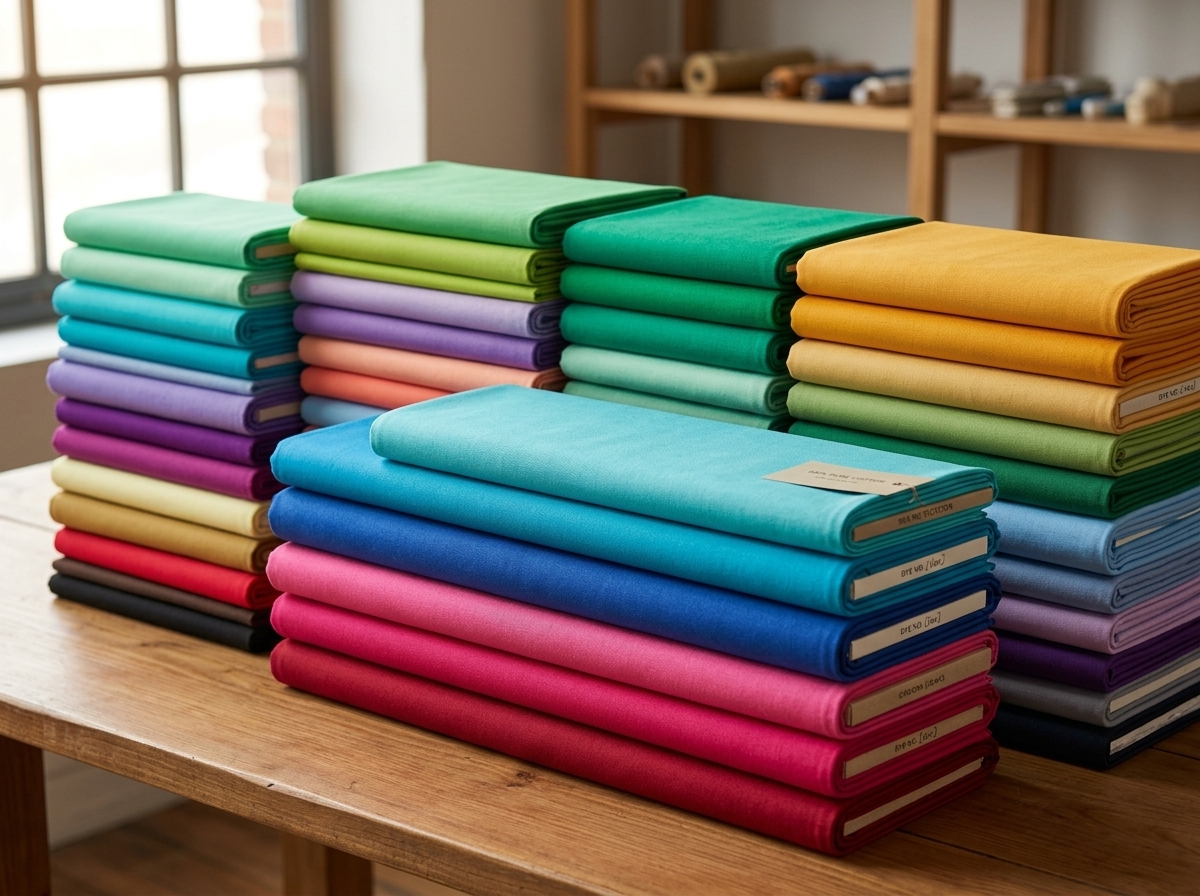 Solid Dyed Combed Cotton